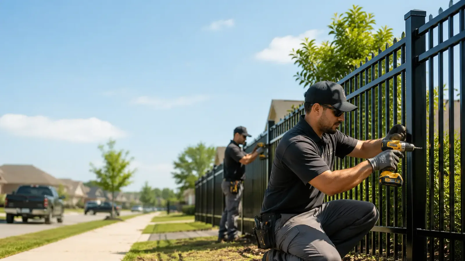 Metal Fence Installation in Jacksonville, OH